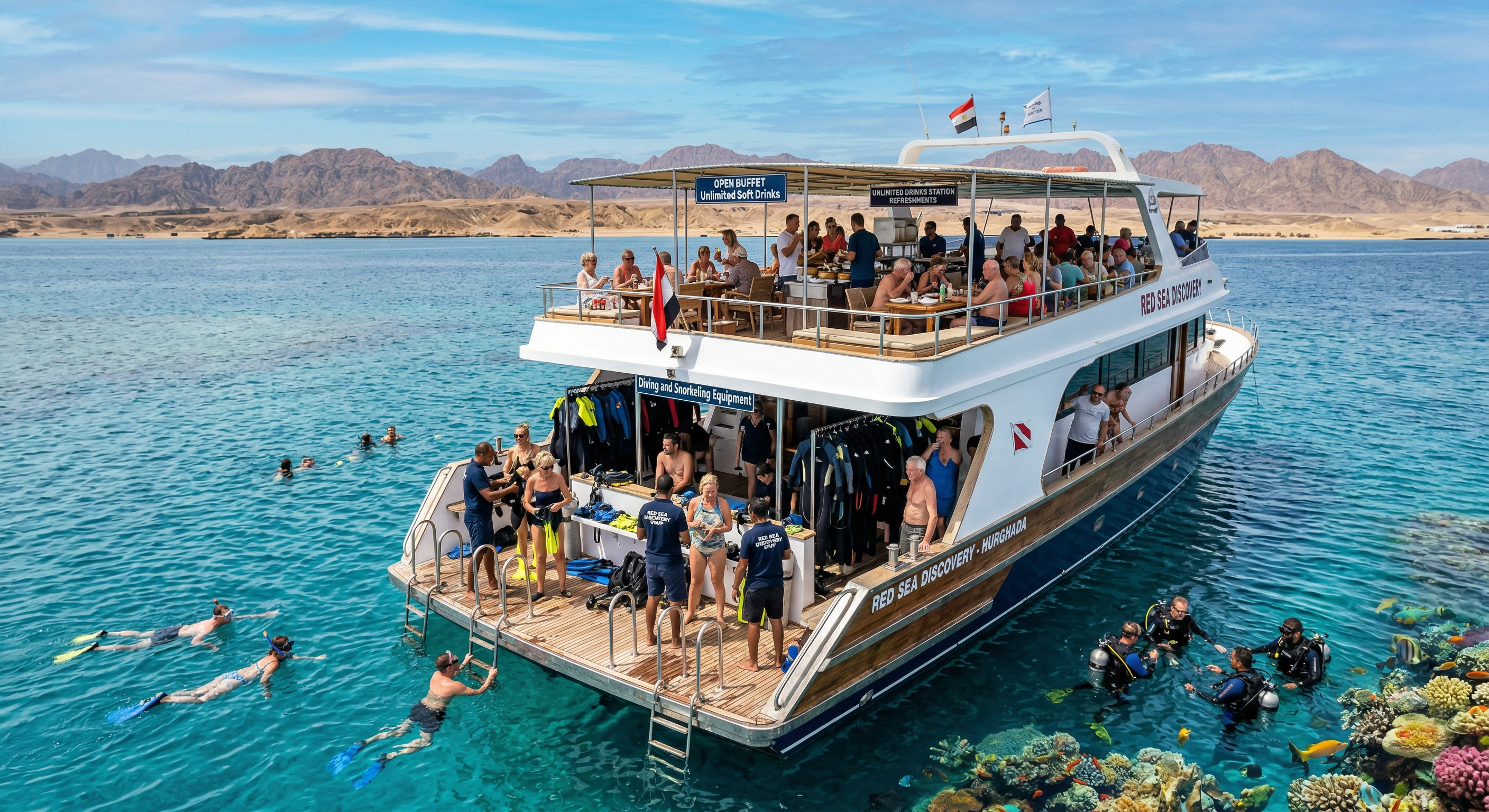 Group Boat Tours and Corporate Events Hurghada
